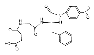 N-{[(S)-1-(4-Nitro-phenylcarbamoyl)-2-phenyl-ethylcarbamoyl]-methyl}-succinamic acid结构式