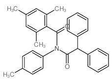 N-(2,2-diphenylacetyl)-2,4,6-trimethyl-N-(4-methylphenyl)benzamide picture