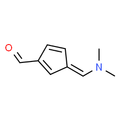 1,4-Cyclopentadiene-1-carboxaldehyde, 3-[(dimethylamino)methylene]- (7CI,9CI) structure