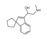 2-(methylamino)-1-spiro[cyclopentane-1,3'-indene]-1'-ylethanol Structure