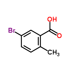 5-Bromo-2-methylbenzoic acid Structure