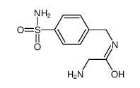 2-amino-N-[(4-sulfamoylphenyl)methyl]acetamide Structure