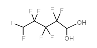 1h,5h-octafluoropentanal hydrate Structure