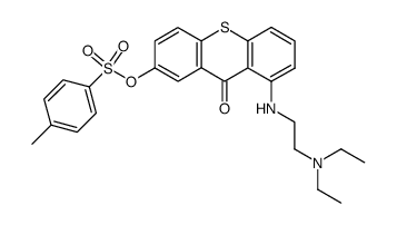 1-((2-(diethylamino)ethyl)amino)-7-(toluenesulfonyloxy)-9H-thioxanthen-9-one Structure