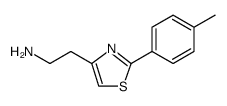 4-Thiazoleethanamine, 2-(4-methylphenyl)结构式