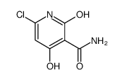 6-chloro-2,4-dihydroxy-nicotinic acid amide Structure