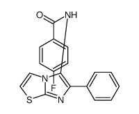 4-fluoro-N-(6-phenylimidazo[2,1-b][1,3]thiazol-5-yl)benzamide Structure