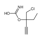 Carbamic acid, 1-(chloromethyl)-1-ethyl-2-propynyl ester (7CI) Structure