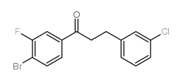 4'-BROMO-3-(3-CHLOROPHENYL)-3'-FLUOROPROPIOPHENONE图片