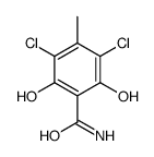 3,5-dichloro-2,6-dihydroxy-4-methylbenzamide结构式