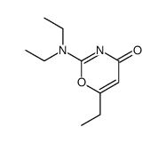 2-(diethylamino)-6-ethyl-1,3-oxazin-4-one Structure