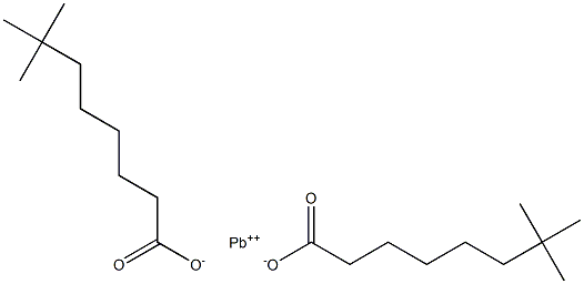 Neodecanoic acid, lead salt, basic Structure