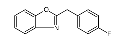 Benzoxazole, 2-[(4-fluorophenyl)methyl]结构式