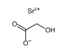 glycolic acid , strontium glycolate结构式