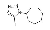 1-cycloheptyl-5-iodotetrazole结构式