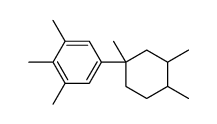 1,2,3-trimethyl-5-(1,3,4-trimethylcyclohexyl)benzene结构式