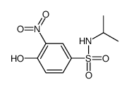 4-hydroxy-N-isopropyl-3-nitrobenzenesulphonamide结构式