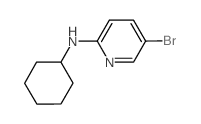 5-bromo-N-cyclohexylpyridin-2-amine structure