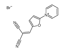 2-[(5-pyridin-1-ium-1-ylfuran-2-yl)methylidene]propanedinitrile,bromide Structure