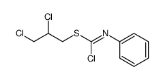 S-<2.3-Dichlor-propyl>-N-phenyl-isothiocarbamoylchlorid结构式