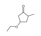 4-Ethoxy-2-methyl-cyclopentanone Structure