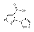 3-Tetrazol-1-yl-1H-pyrazole-4-carboxylic acid Structure