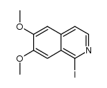 1-Iodo-6,7-dimethoxyisoquinoline Structure