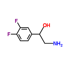 2-氨基-1-(3,4-二氟苯基)乙醇结构式
