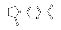 1-(6-nitropyridin-3-yl)pyrrolidin-2-one结构式