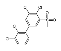 1,2-dichloro-5-(2,3-dichlorophenyl)-3-methylsulfonylbenzene结构式