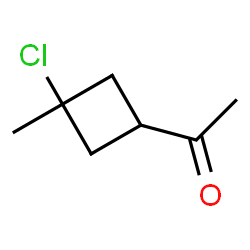 Ethanone, 1-(3-chloro-3-methylcyclobutyl)-, trans- (9CI)结构式