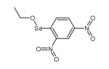 2,4-dinitro-benzeneselenenic acid ethyl ester Structure