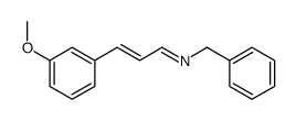 N-benzyl-3-(3-methoxyphenyl)prop-2-en-1-imine Structure