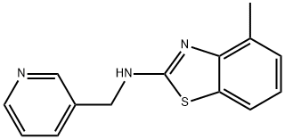 4-Methyl-N-(pyridin-3-ylmethyl)-1,3-benzothiazol-2-amine picture