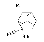 2-aminoadamantane-2-carbonitrile hydrochloride结构式