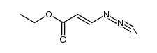 E-ethyl 3-azidoacrylate Structure