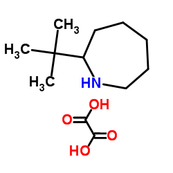 2-(2-Methyl-2-propanyl)azepane ethanedioate (1:1)结构式