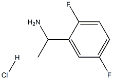 1-(2,5-DIFLUOROPHENYL)ETHANAMINE HYDROCHLORIDE structure