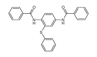 N,N'-(phenylsulfanyl-p-phenylene)-bis-benzamide Structure