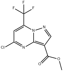 5-CHLORO-7-TRIFLUOROMETHYL-PYRAZOLO[1,5-A]PYRIMIDINE-3-CARBOXYLIC ACID METHYL ESTER picture