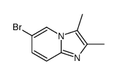 6-bromo-2,3-dimethylimidazo[1,2-a]pyridine结构式