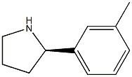 (2R)-2-(3-METHYLPHENYL)PYRROLIDINE Structure