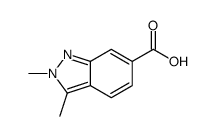 2,3-dimethylindazole-6-carboxylic acid structure