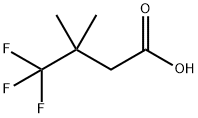 3,3-二甲基-4,4,4-三氟丁酸结构式