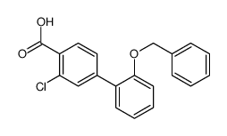 2-chloro-4-(2-phenylmethoxyphenyl)benzoic acid Structure