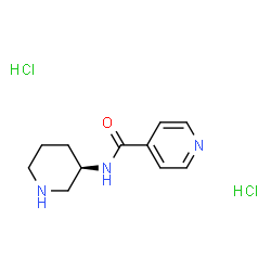 (R)-N-(Piperidin-3-yl)pyridine-4-carboxamide dihydrochloride结构式