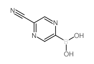 (5-Cyanopyrazin-2-yl)boronic acid Structure