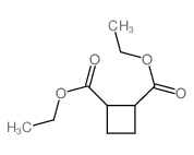 diethyl cyclobutane-1,2-dicarboxylate结构式