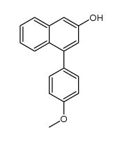 4-(4-methoxyphenyl)-2-naphthol Structure