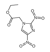 ethyl 2-(2,4-dinitroimidazol-1-yl)acetate结构式